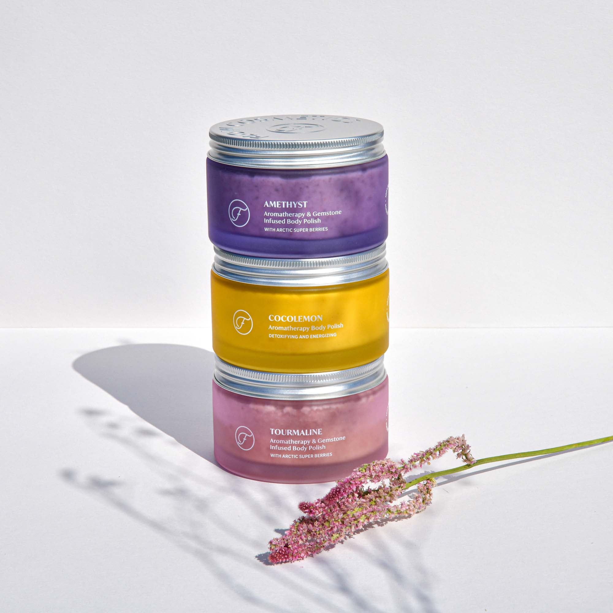 Flow Cosmetics lichaamsscrub amethyst