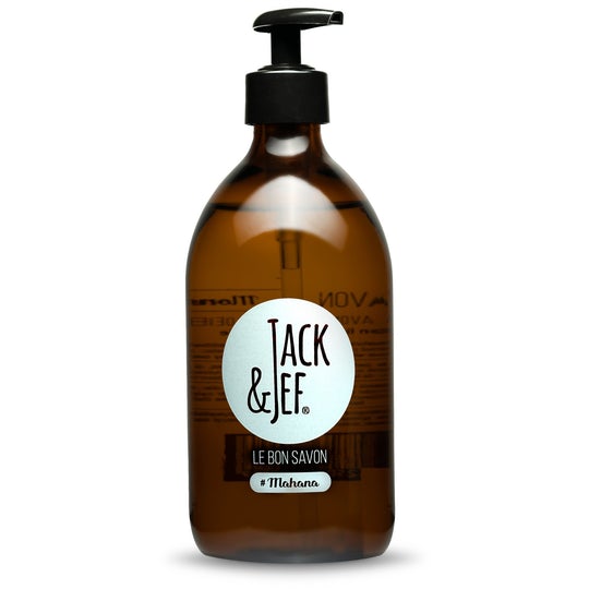 Jack&Jef Vloeibare Zeep in Glazen Fles - Monoi 500ml
