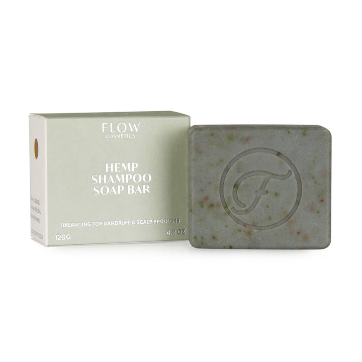 Flow Cosmetics Hemp Shampoo Soap Bar 120 g