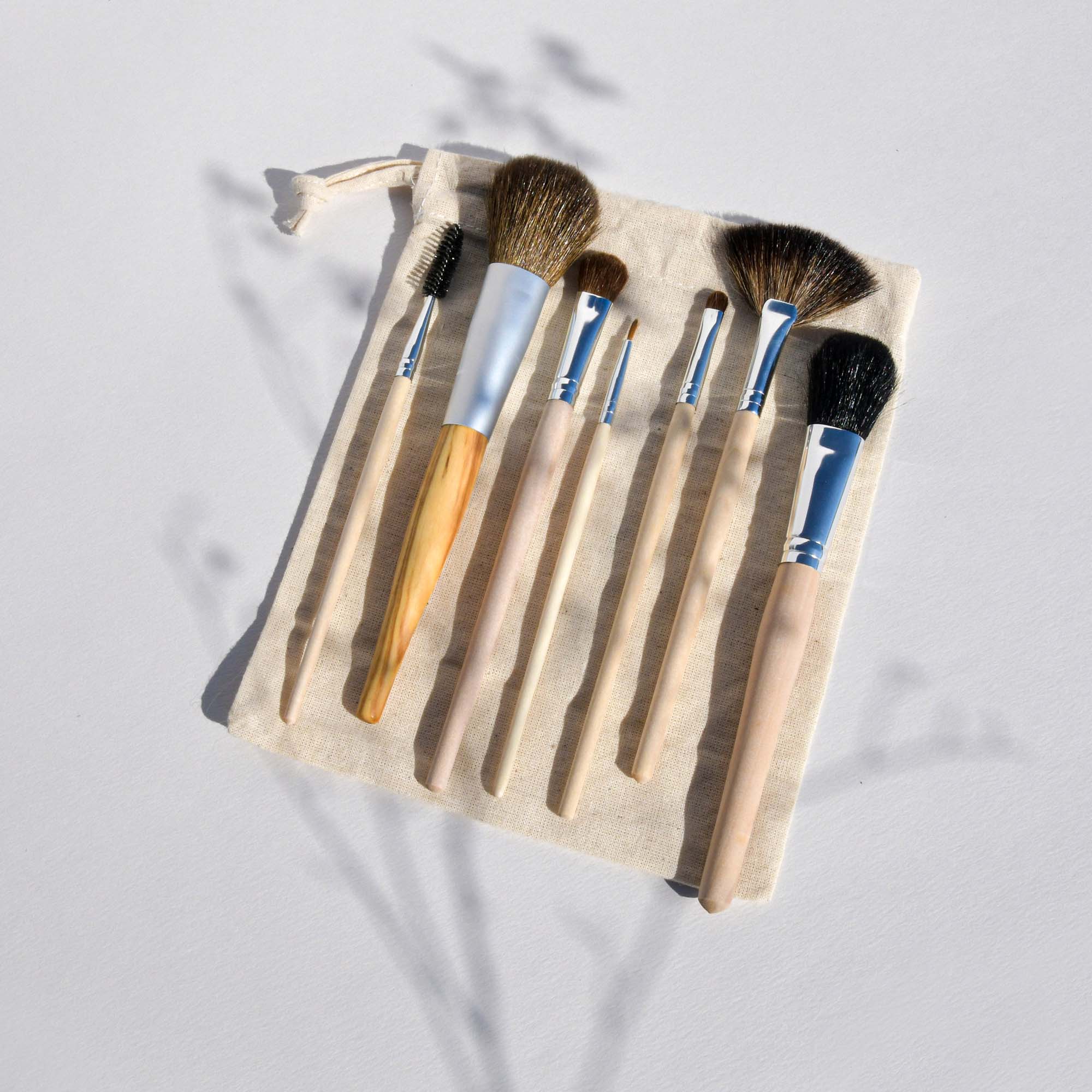 SQÓN Set met 7 make-upborstels
